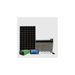 Sunnypex Solar Fullkit 100w Solar Panel + 80AH Battery + 300w Inverter + 10 Amp Charge Controller + 4 Bulbs.
