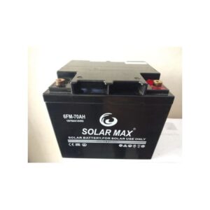 Solarmax Solar 70AH Solar Battery-Black
